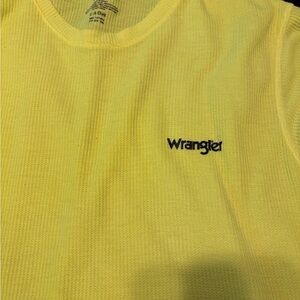 Wrangler Sunny Yellow Knit Shirt